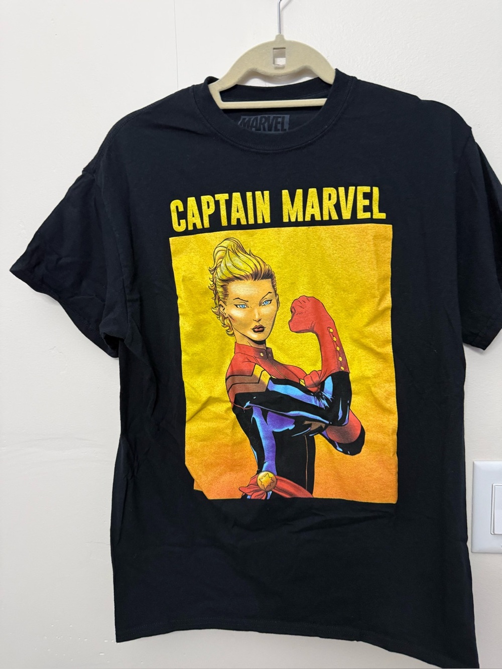 Captain Marvel Higher Further Faster Graphic T-Shirt Unisex Adult M